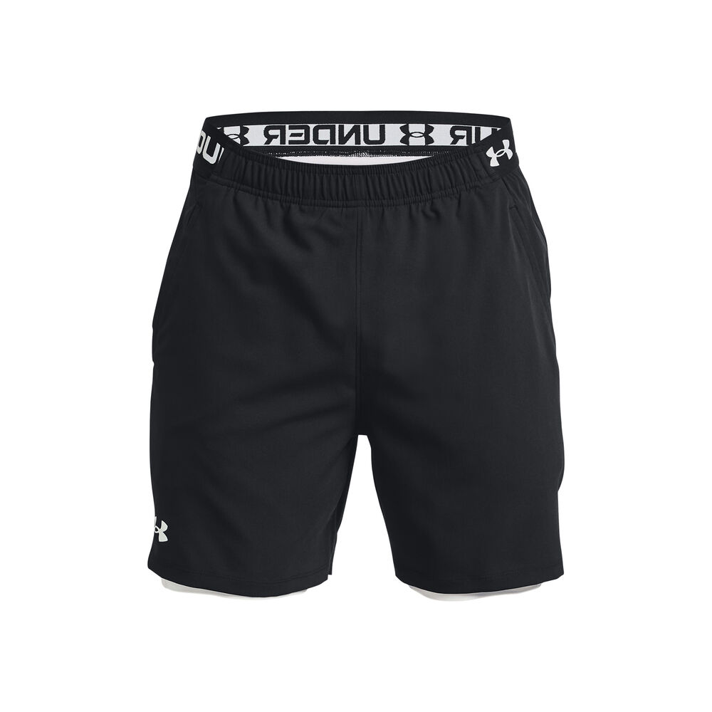 Under Armour Vanish Woven 2in1 Shorts Hombres - Negro, Blanco
