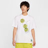 Court M90 French Open Camiseta De Manga Corta Hombres-Blanco