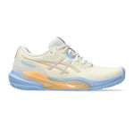 Zapatillas de p&aacute;del ASICS ASICS Gel-Challenger 15 Zapatilla De P&aacute;del Mujeres-Crema,Azul-gris