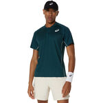 Ropa ASICS ASICS Match Actibreeze Polo Hombres-Verde Oscuro