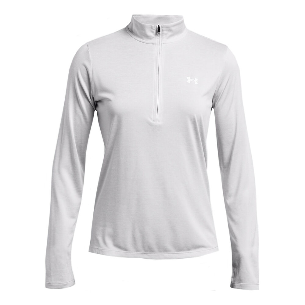 Under Armour Tech Half-Zip Twist Camiseta De Manga Larga Mujeres - Gris