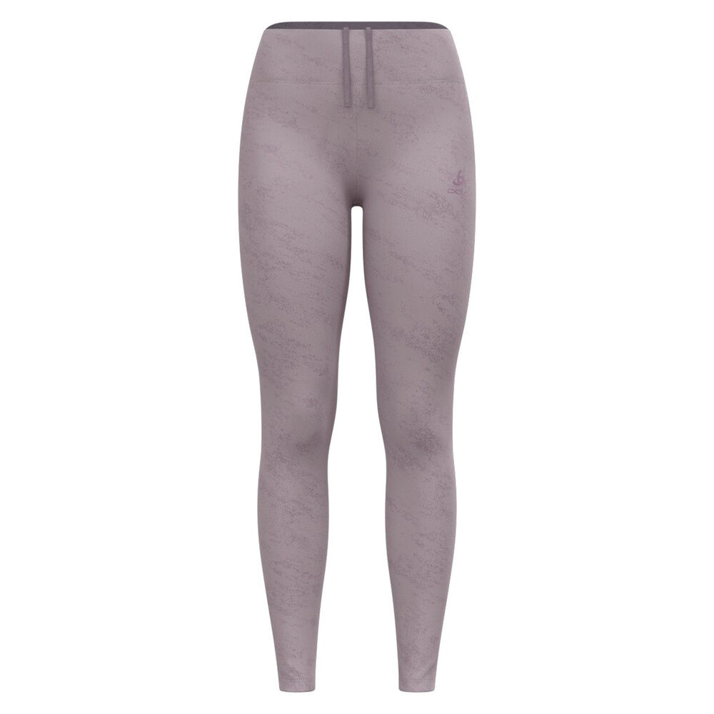Odlo Zeroweight Print Reflective Mallas Para Correr Mujeres-Gris