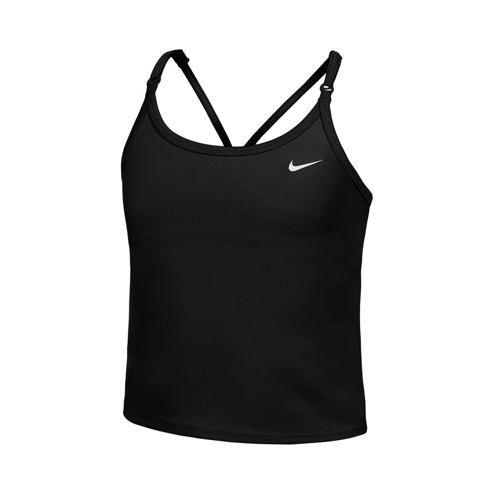 Nike Dri-Fit Big Kids Tank Sujetador Deportivo Chicas-Negro