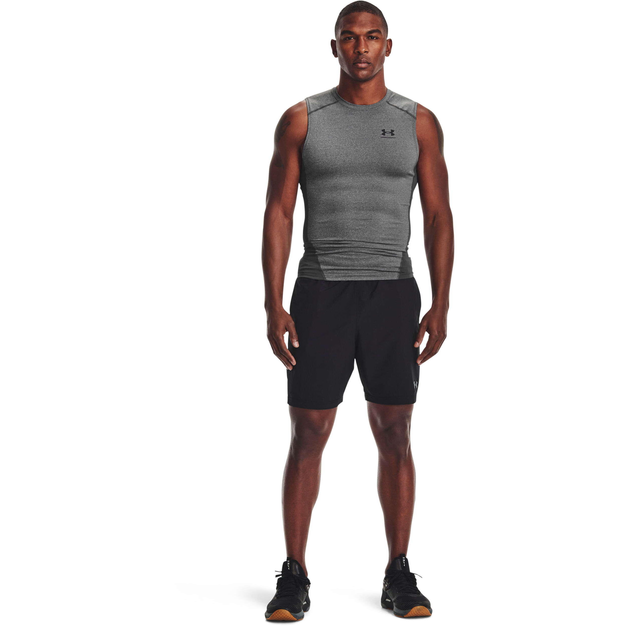 Buy Under Armour Heatgear Armour Camiseta De Tirantes Hombres Gris