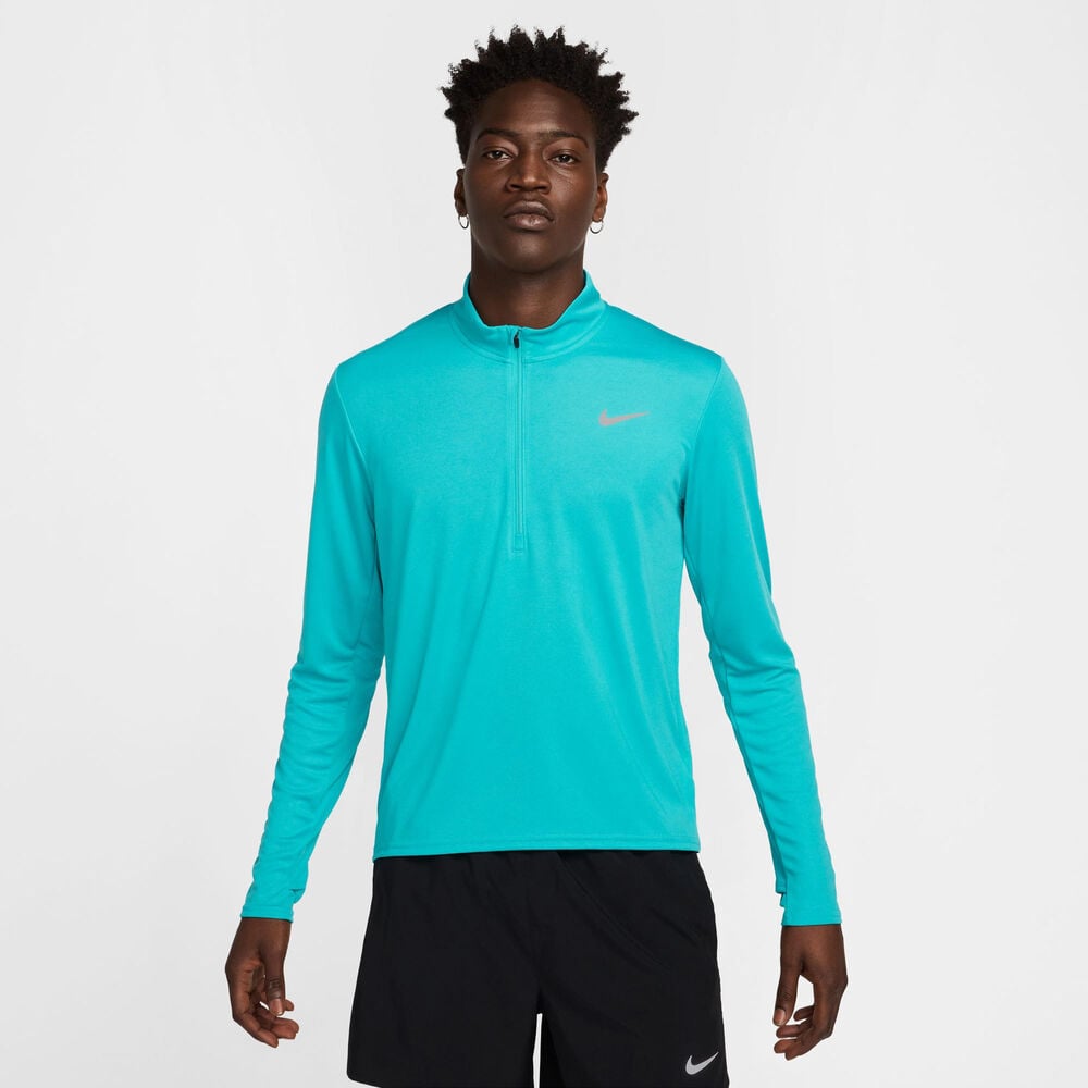 Nike Pacer Half-Zip Longsleeve Camiseta de running Hombres-turquesa