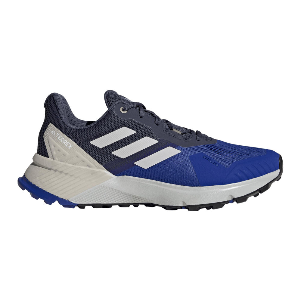 adidas Terrex Soulstride Zapatilla Trail Hombres-Azul,Gris