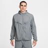 Stride Chaqueta para correr Hombres - gris, plateado