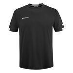 Ropa Babolat Babolat Play Crew Neck Camiseta De Manga Corta Hombres-Negro