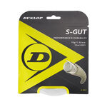 Cordajes De Tenis Dunlop D TAC S-GUT 16G SET WHT 1PC