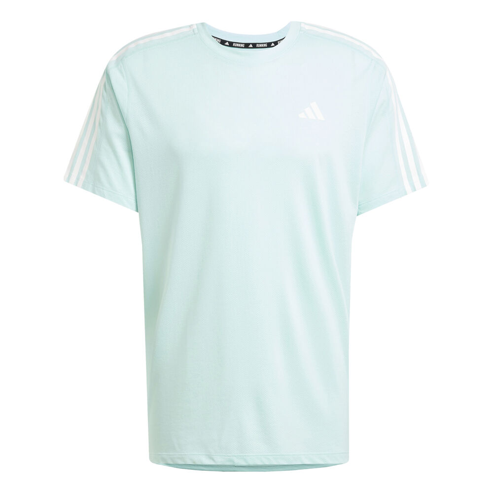 adidas Own The Run 3S Camiseta De Running Hombres-Verde