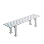 Accesorios de pista Tegra Tegra Banco De Tenis 1,5m Sin Respaldo-Blanco