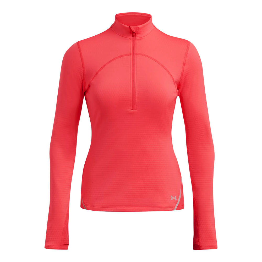 Under Armour Vanish CW 1/2 Zip Camiseta De Manga Larga Mujeres - Rojo