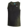 Exceleration OW Sleeveless Top De Running Hombres-Negro,Verde