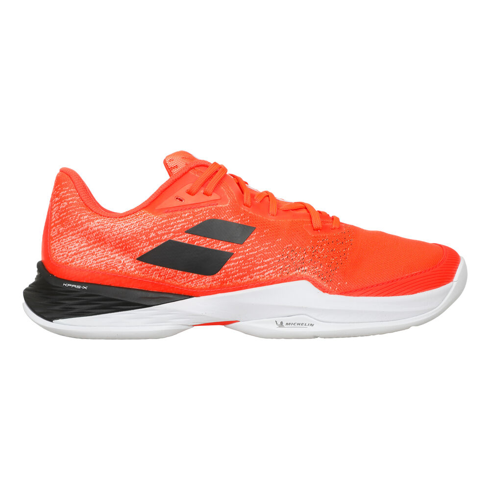 Babolat Jet Mach 3 Zapatilla Tierra Batida Hombres-Naranja,Negro