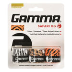 Sobregrips Gamma Gamma  Safari  zebra, leopard, tiger Pack de 3 - blanco
