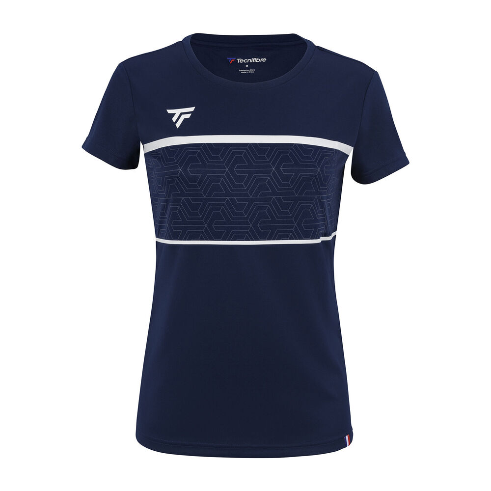 Tecnifibre Team Tech Camiseta De Manga Corta Mujeres-Azul Oscuro