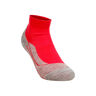RU4 Endurance Short Calcetines Para Correr Mujeres-Rojo,Gris Claro