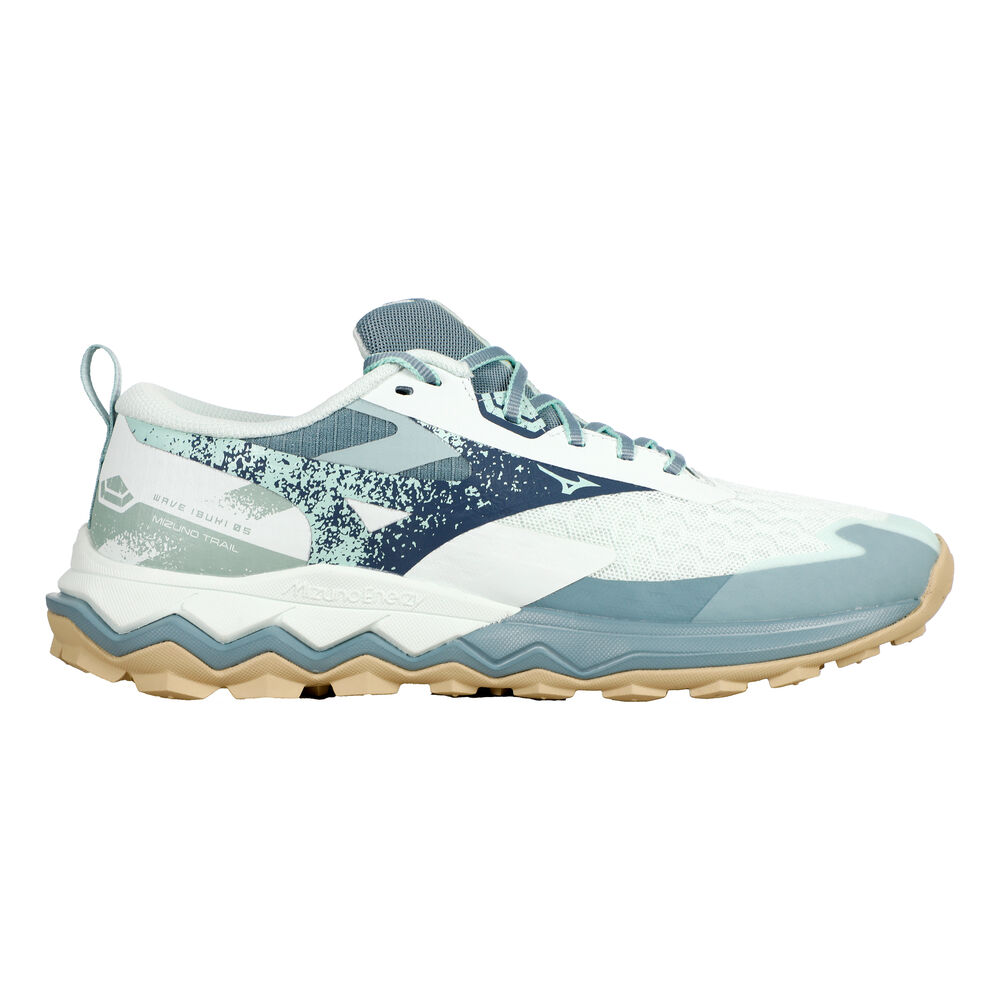 Mizuno Wave Ibuki 5 Zapatilla Trail Mujeres - Mint, Azul Oscuro
