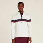 Ropa de tenis Wilson Wilson Elevate Performance Half-Zip Camiseta de manga larga Hombres-arena