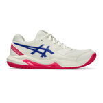 Zapatillas de tenis ASICS ASICS Gel-Dedicate 8 Zapatilla Todas Las Superficies Mujeres-Crema,Azul Oscuro