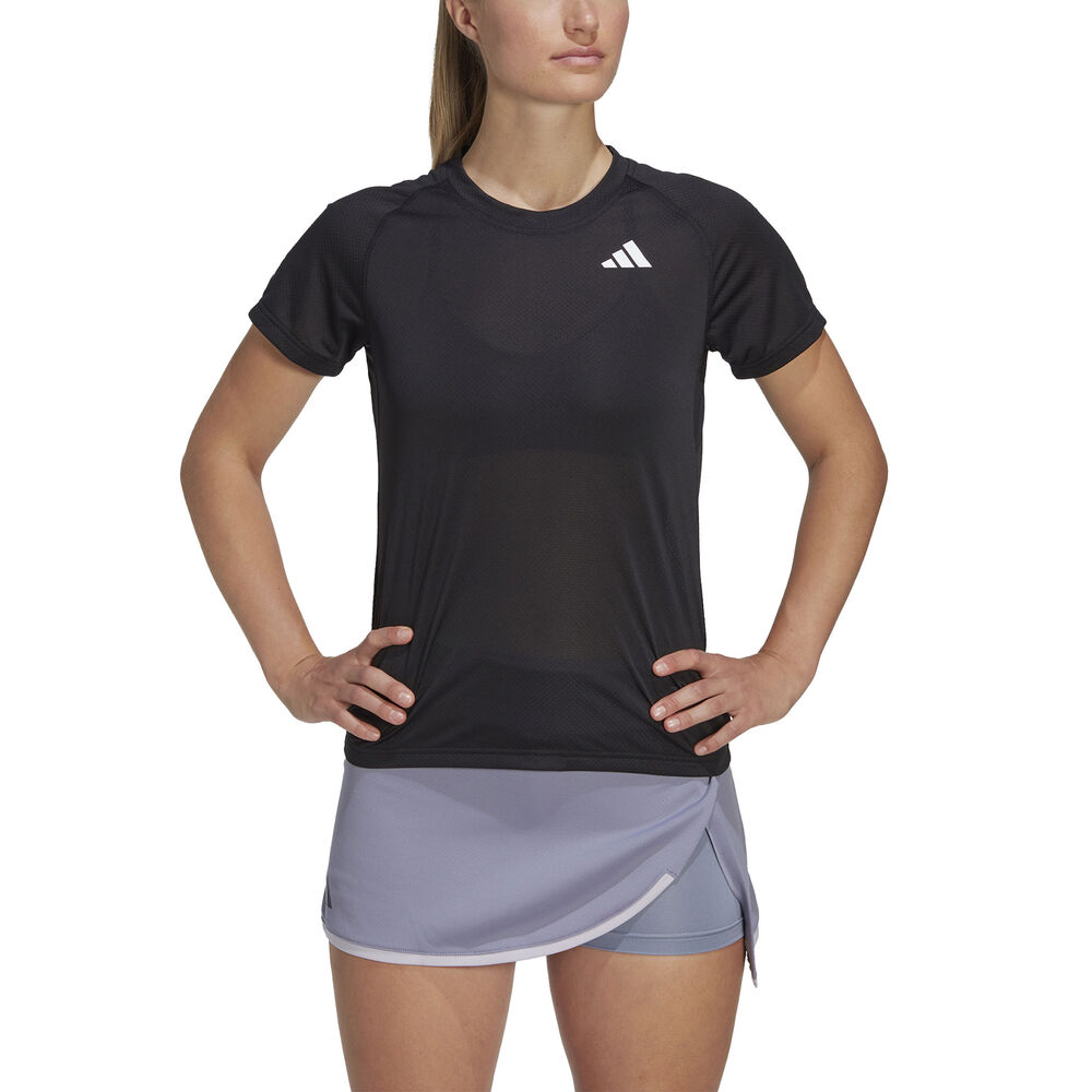 adidas Club Camiseta De Manga Corta Mujeres-Negro