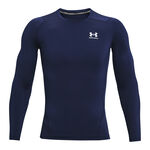 Ropa Under Armour Under Armour Heatgear Comp Camiseta De Manga Larga Hombres-Azul Oscuro
