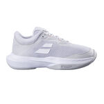 Zapatillas de tenis Babolat Babolat SFX 4 Zapatilla Tierra Batida Mujeres-Gris Claro,Blanco