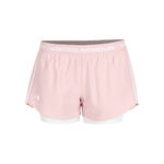 Ropa Under Armour Under Armour Tech Play Up 2in1 Shorts Con Bolsillo Para Pelota Mujeres-Rosa