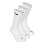 Ropa Nike Nike Everyday Plus Cushioned Crew Calcetines Deporte Pack De 3-Blanco,Negro