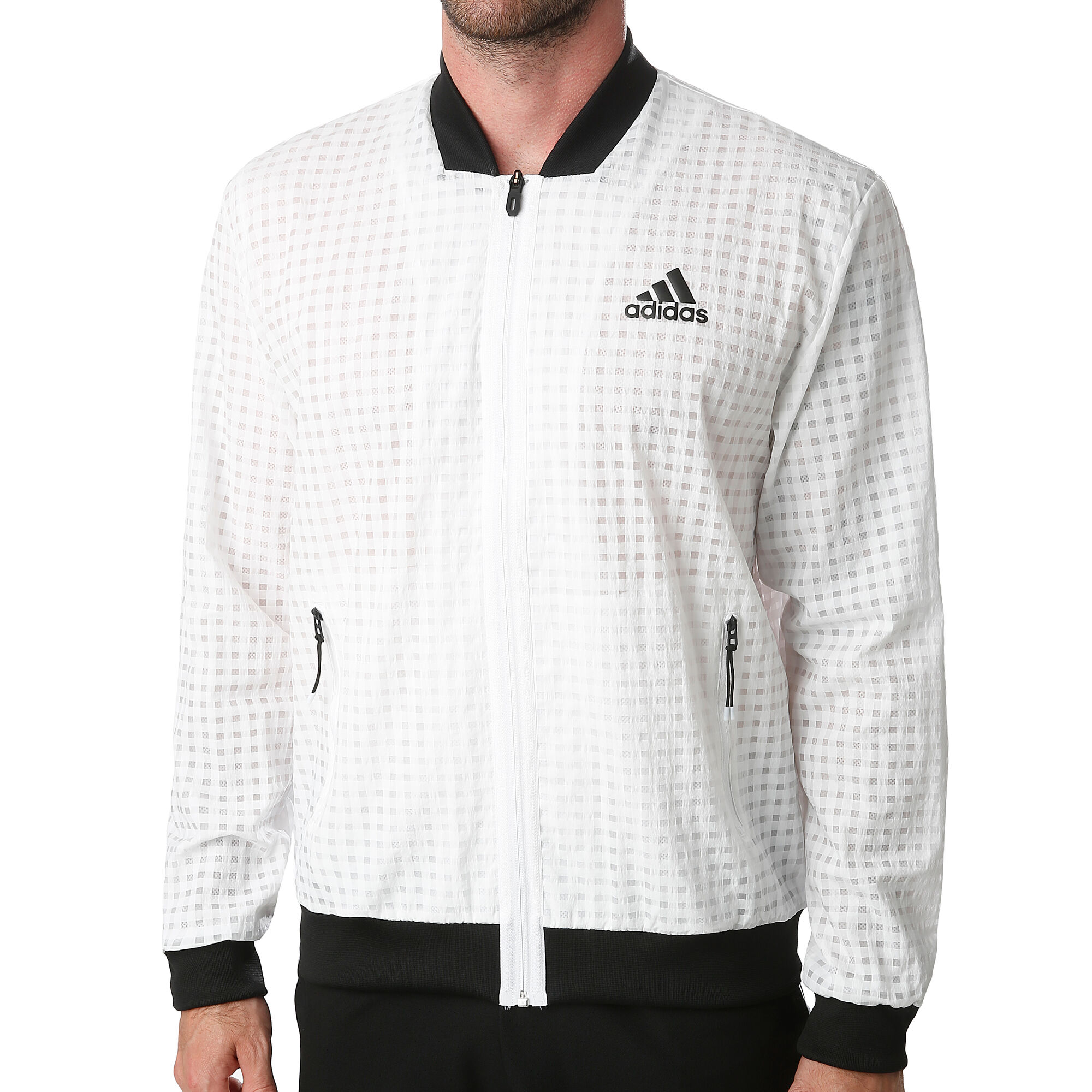 Hermana Disfrazado concepto adidas Escouade Chaqueta De Entrenamiento Hombres - Blanco, Negro compra  online | Tennis-Point