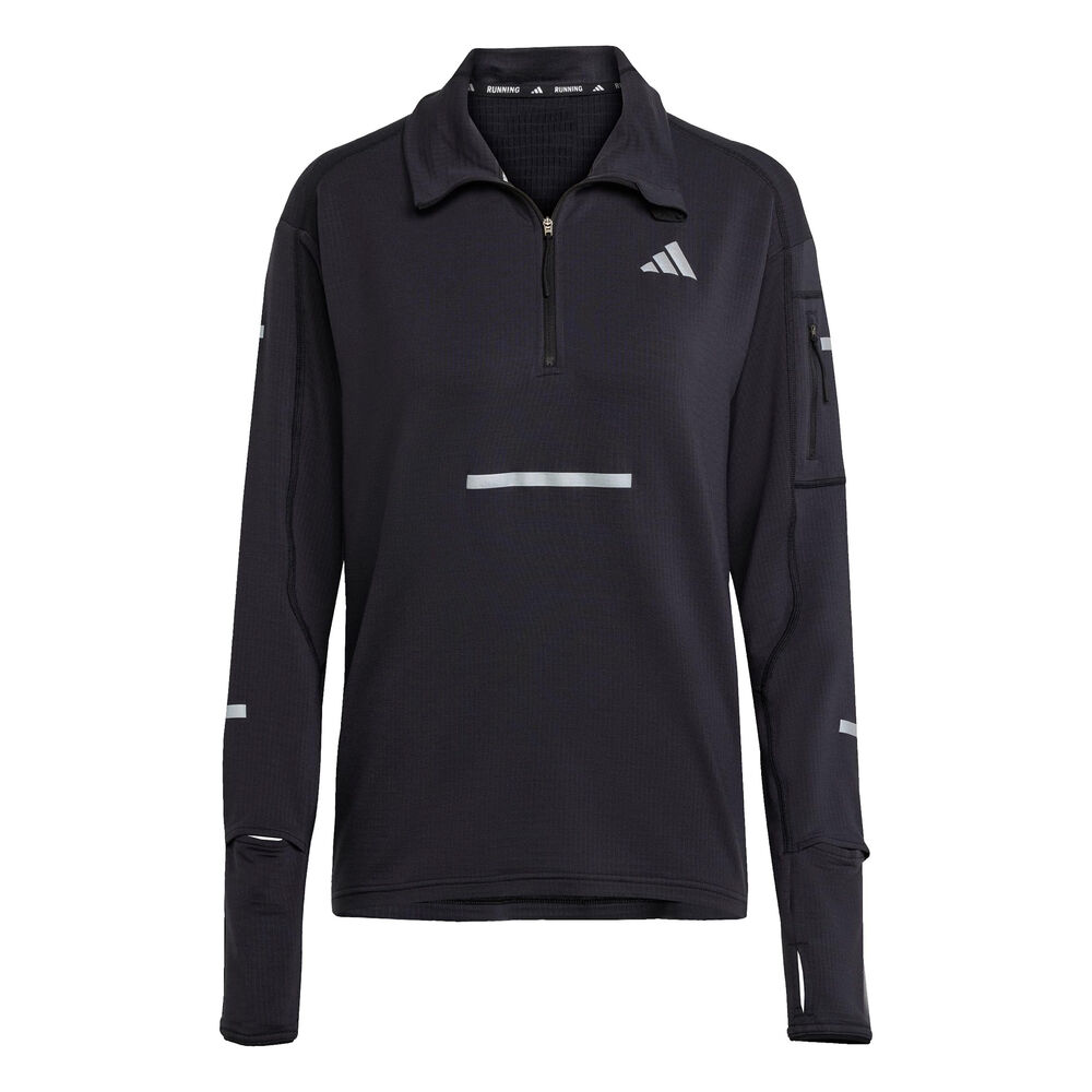 adidas Adi365 Warm Half-Zip Camiseta De Running Mujeres - Negro