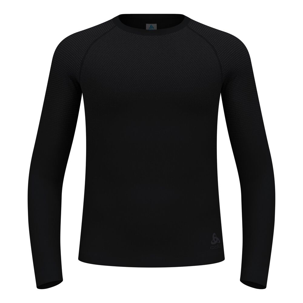 Odlo Performance LightCrew Top De Running Hombres-Negro