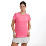 Ropa de tenis BIDI BADU BIDI BADU Crew 2.0 Camiseta de manga corta Mujeres-rosa