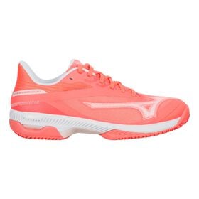 Imagen de Wave Exceed Court Zapatilla Tierra Batida Mujeres-Coral,Blanco