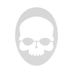 Accesorios para raquetas Prince Prince Skull Stencil Plantilla De Logotipo-Blanco