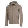 Tonal Core Zip Sudadera con cremallera Hombres - gris, marrón