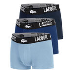 Ropa Lacoste Lacoste Cotton Stretch Trunk Calzoncillos Tipo Bóxer Pack De 3 Hombres-Azul Oscuro
