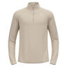 Zeroweight Warm Mid Layer 1/2 Zip Camiseta De Running Hombres-Plateado