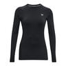 Authentics Crew Camiseta De Manga Larga Mujeres-Negro