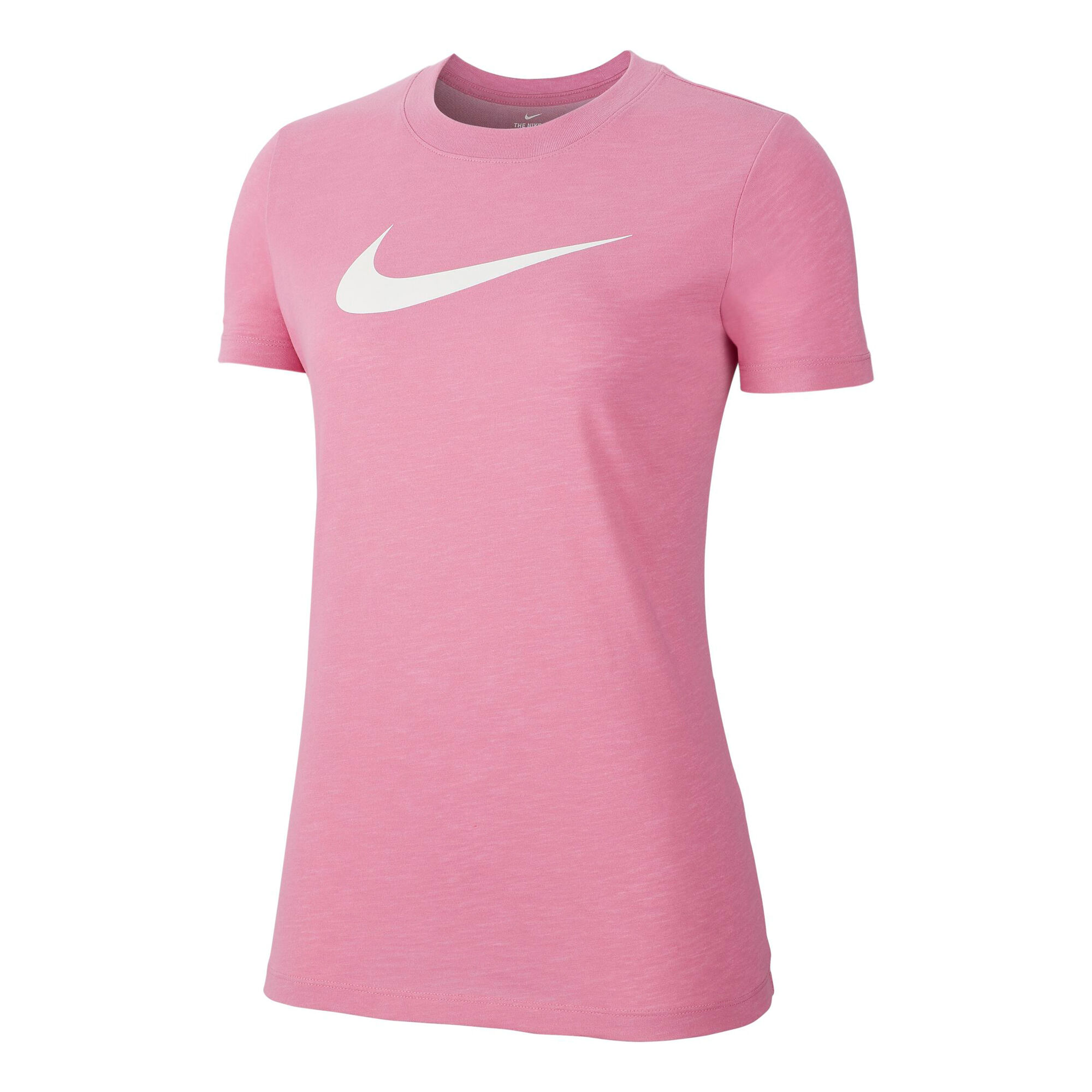 Nike Dry Camiseta De Manga Corta Mujeres - Rosa, Blanco compra online