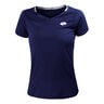 Squadra II PL Camiseta de manga corta Mujeres - azul oscuro, blanco