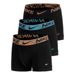 Ropa Nike Nike Dri-Fit Essential Micro Trunk Calzoncillos tipo bóxer Pack de 3 Hombres - negro, negro