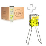 Pelota presurizada Racket Roots Racket Roots Club Tennisball Bote De 4 Pelotas