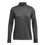 Ropa Under Armour Under Armour Tech 1/2 Zip Camiseta De Manga Larga Mujeres-Gris