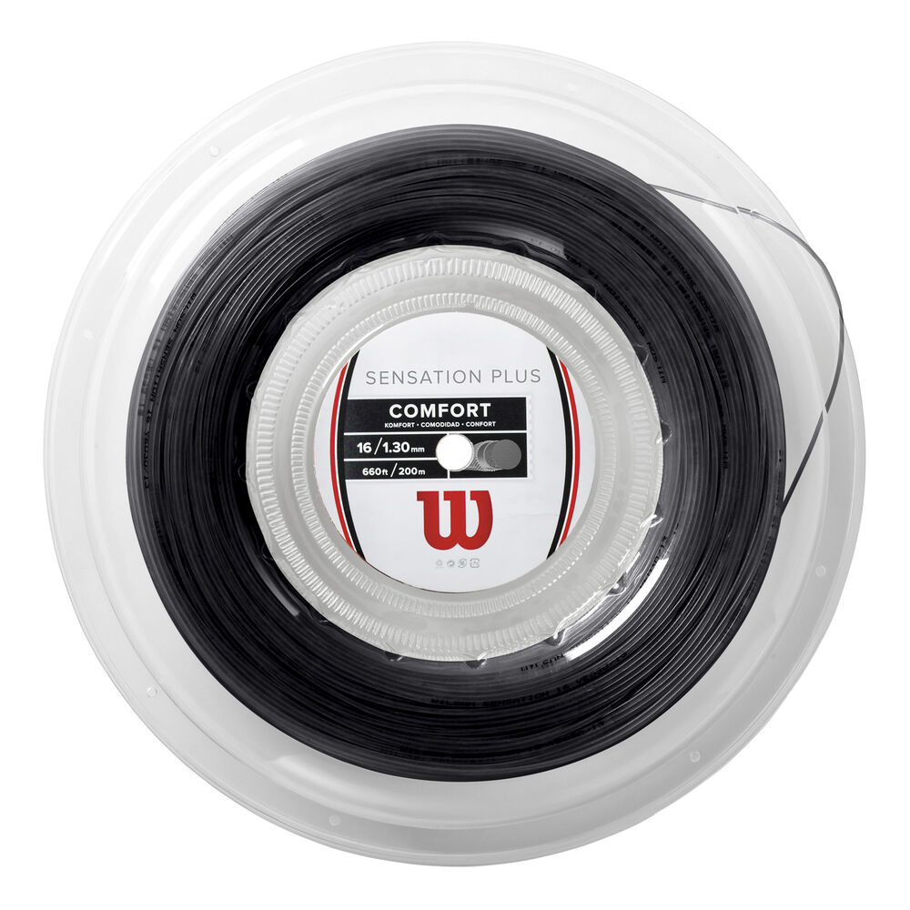 Wilson Sensation Plus Bobinas De Cordaje 200m-Negro