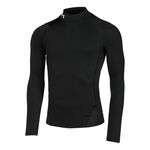 Ropa Under Armour Under Armour Heatgear Comp Mock Camiseta De Manga Larga Hombres-Negro