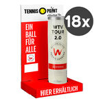 Pelota presurizada Wilson Wilson WTV TOUR 2.0 Bote de 4 pelotas 