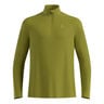 Essential 1/2 Zip Camiseta de running Hombres-verde