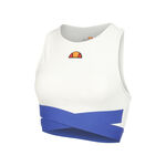 Ropa Ellesse Ellesse Chroma Crop Camiseta De Running Mujeres-Blanco