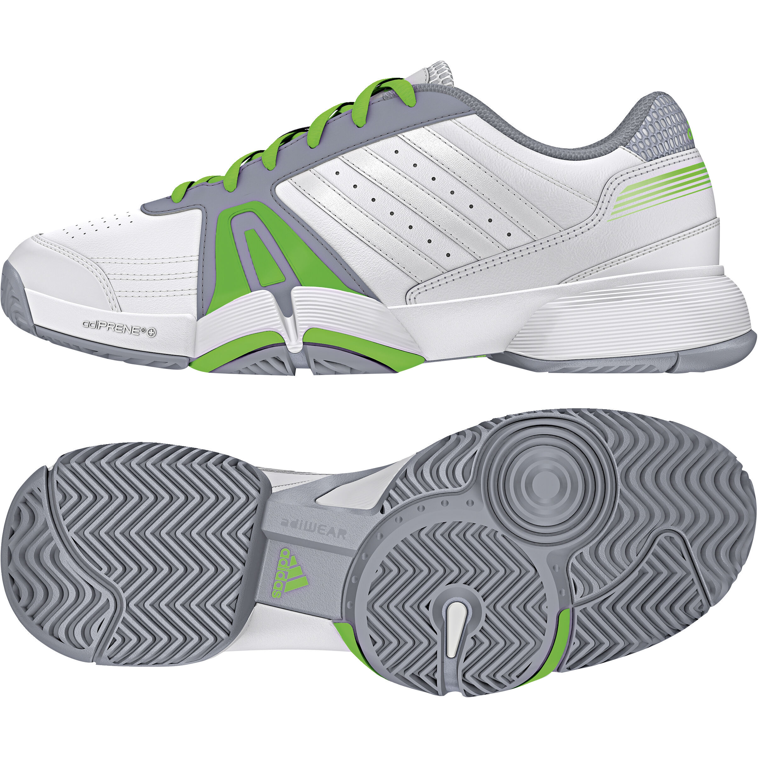 Bercuda 3 Zapatilla Todas Las Superficies Hombres Blanco Gris